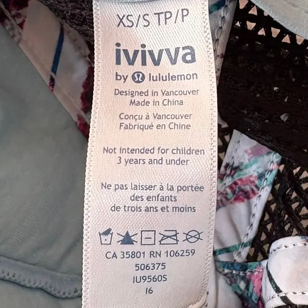 IVIVVA LULULEMON Youth Hat Multi-Color XS/S Activewear Athleisure Golf Beachy